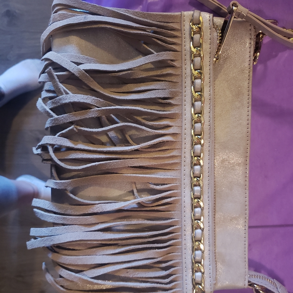Jessica Simpson fringe handbag